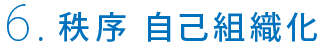 6.秩序 自己組織化